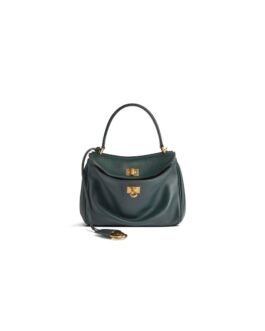 Balenciaga Sac À Main Rodeo Mini en Vert Sapin