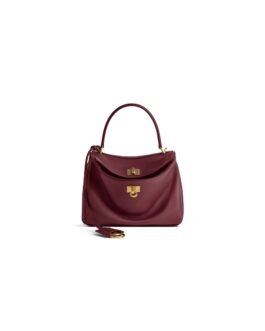 Balenciaga Sac À Main Rodeo Mini pour Femme en Bordeaux Foncé