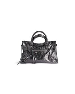 Balenciaga Sac Le City Petit en Gris Acier