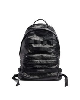 Balenciaga Sac À Dos Army Moyen pour Homme en Noir