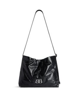 Balenciaga Sac Hobo East-west Monaco Petit en Noir
