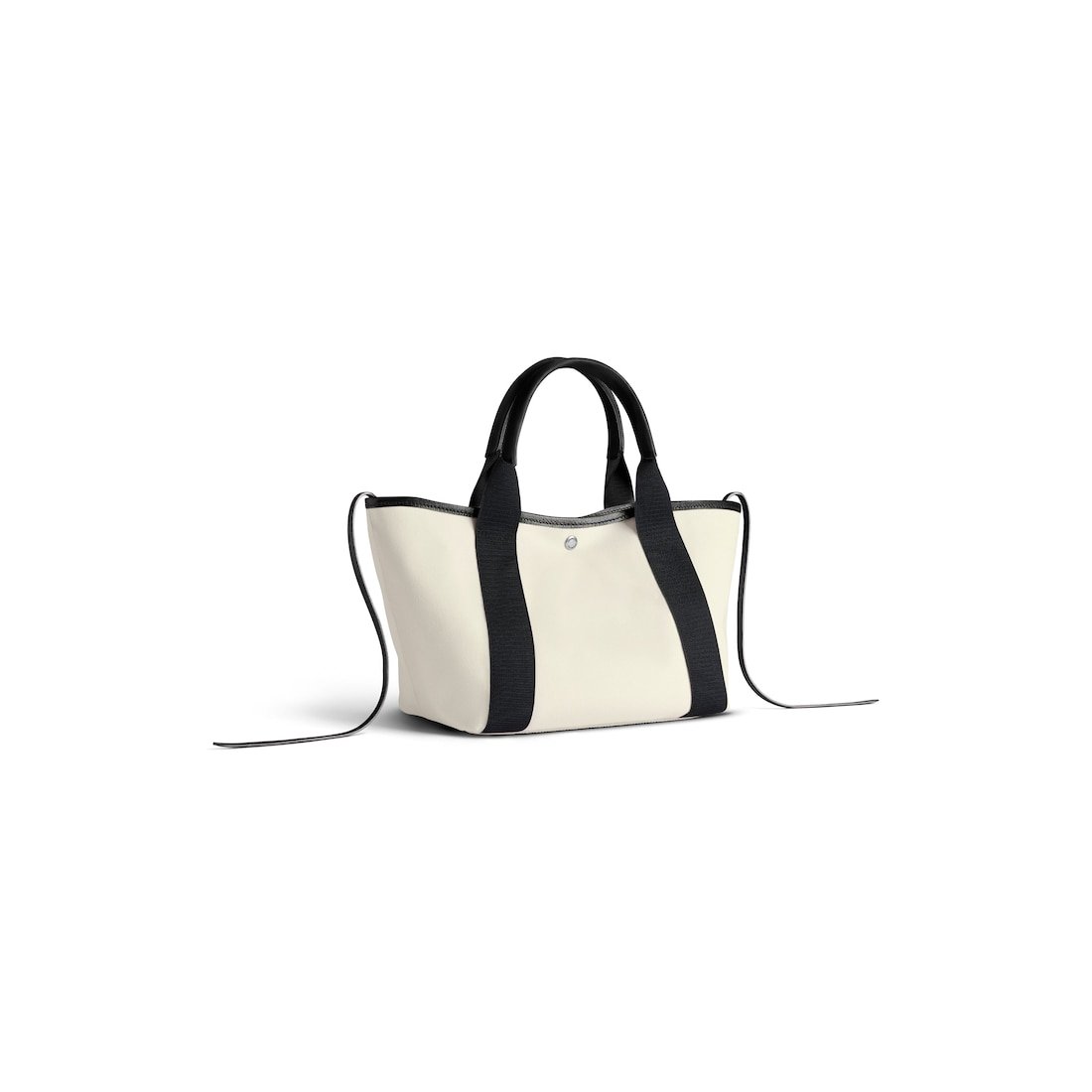 Balenciaga Sac Cabas Biarritz Petit pour Femme en Naturel/noir