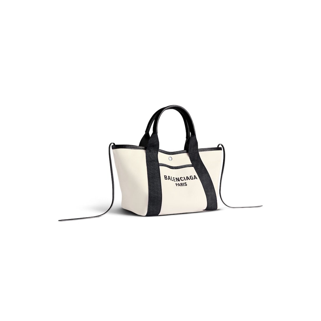 Balenciaga Sac Cabas Biarritz Petit pour Femme en Naturel/noir