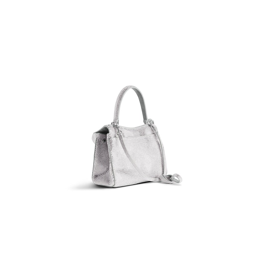 Balenciaga Sac À Main Rodeo Mini Avec Strass pour Femme en Gris Fumée