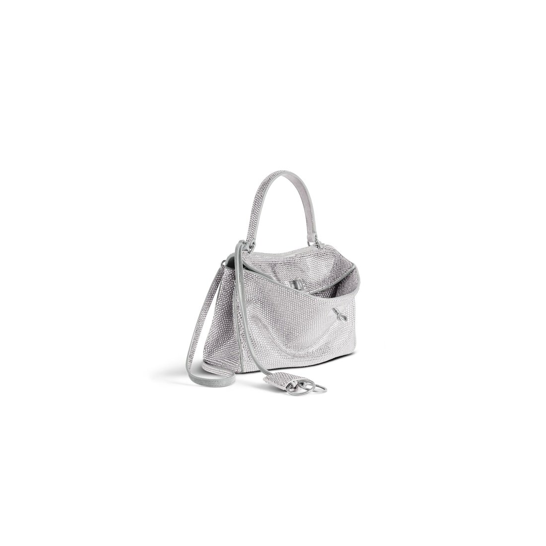 Balenciaga Sac À Main Rodeo Mini Avec Strass pour Femme en Gris Fumée