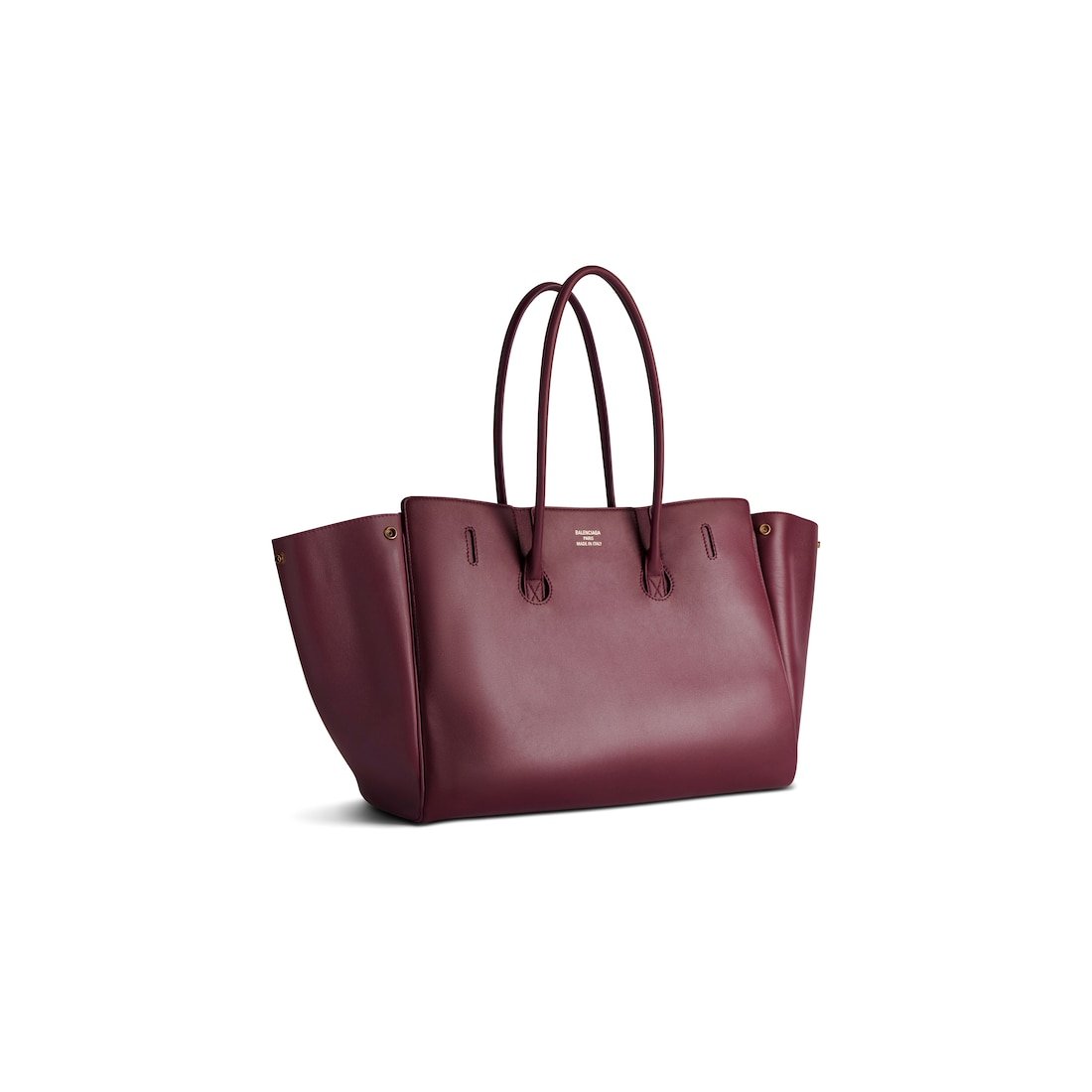 Balenciaga Sac Carry All Bel Air Moyen pour Femme en Bordeaux Foncé