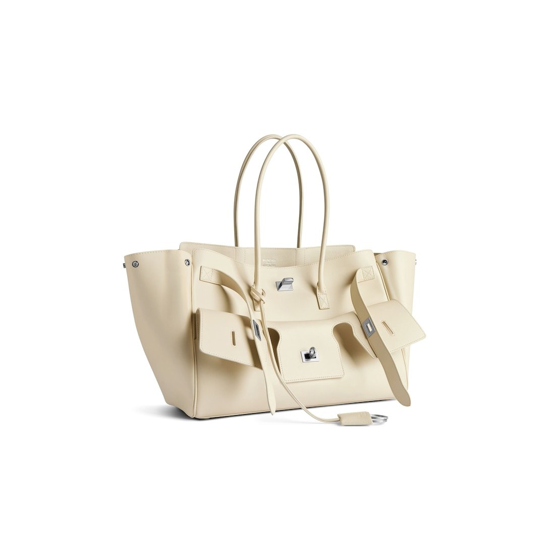 Balenciaga Sac Carry All Bel Air Moyen pour Femme en Soja