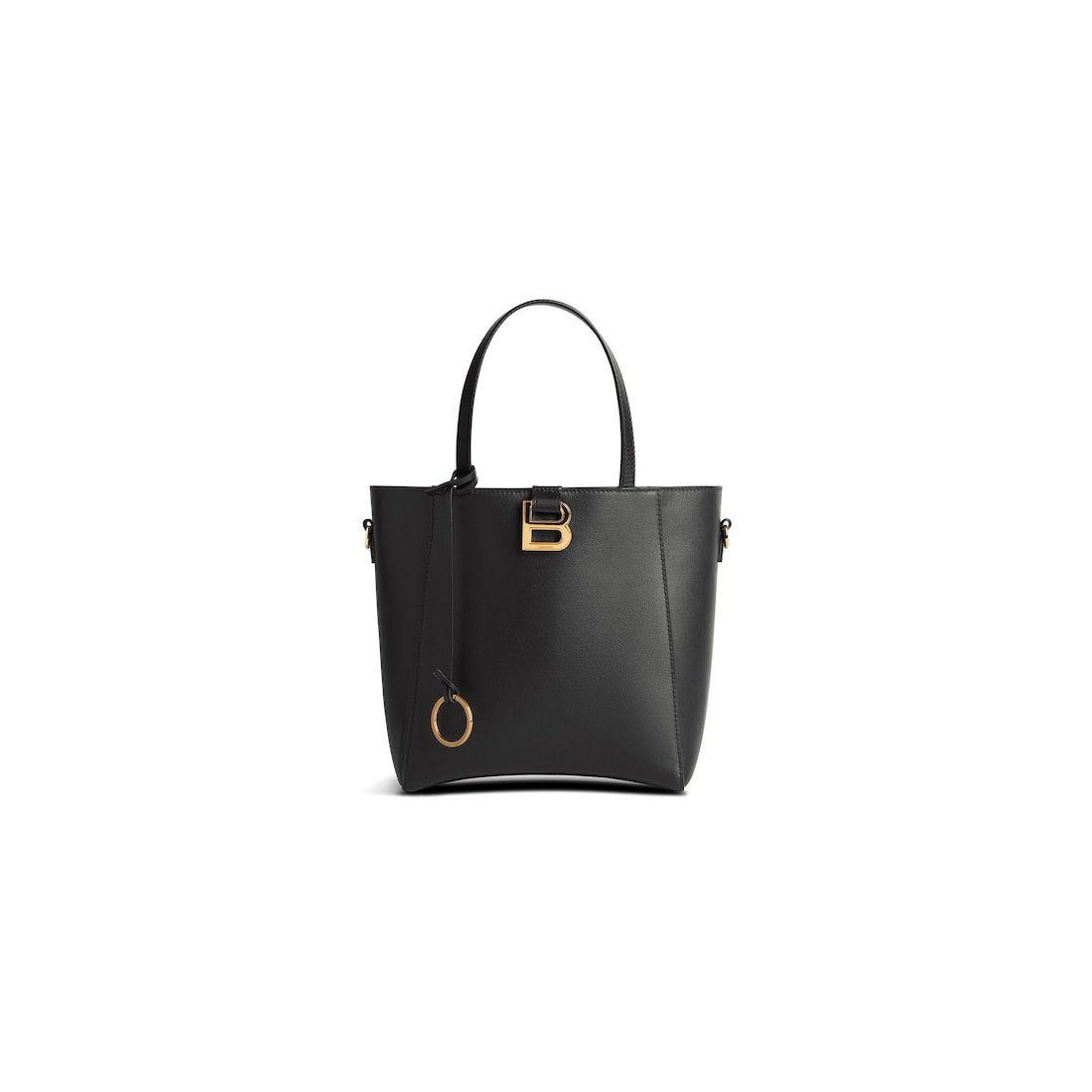 Balenciaga Sac Cabas Hourglass Soft Petit pour Femme en Noir