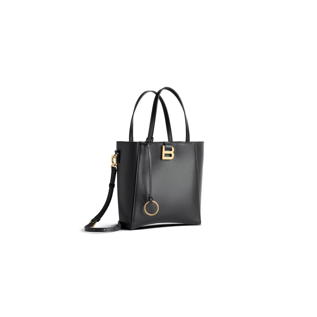 Balenciaga Sac Cabas Hourglass Soft Petit pour Femme en Noir