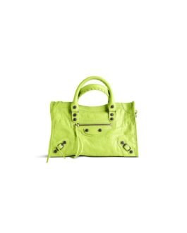 Balenciaga Sac Le City Petit en Vert Pomme