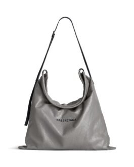 Balenciaga Sac À Bandoulière Pochette De Protection Shopper Grand pour Homme en Gris