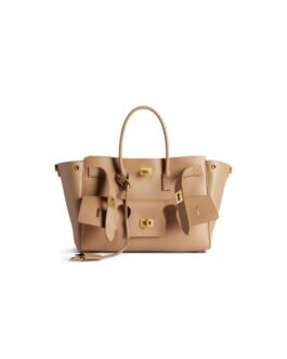 Balenciaga Sac Carry All Bel Air Petit en Latte