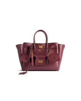 Balenciaga Sac Carry All Bel Air Petit en Bordeaux Foncé