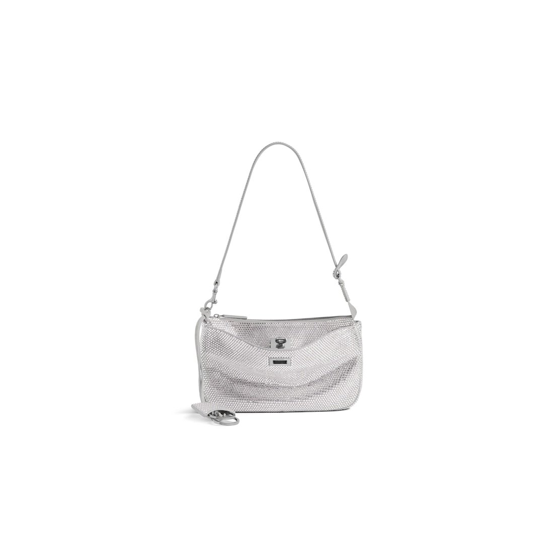 Balenciaga Pochette Sling Rodeo Avec Strass pour Femme en Gris Fumée