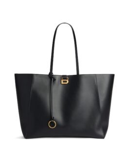 Balenciaga Sac Cabas Hourglass Soft Grand en Noir