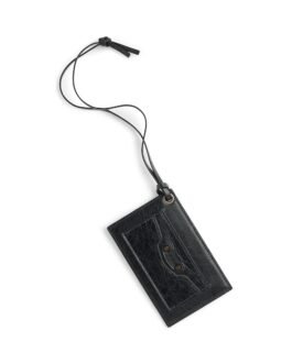Balenciaga Miroir Porte-cartes Charm Le City en Noir