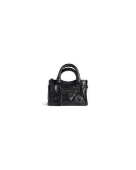 Balenciaga Sac Le City Nano en Noir