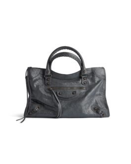 Balenciaga Sac Le City Moyen en Roche Volcanique