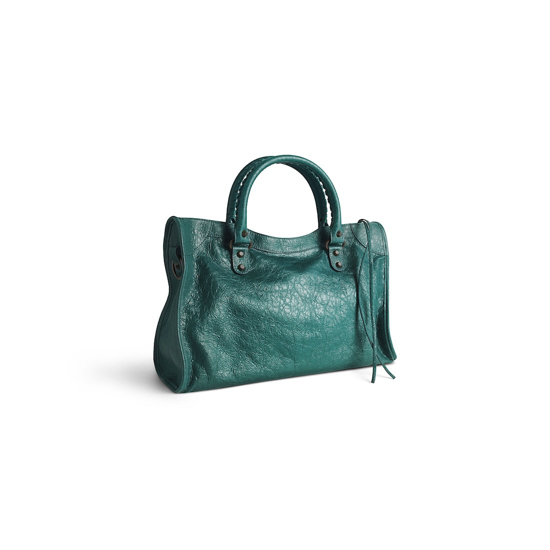 Balenciaga Sac Le City Moyen pour Femme en Émeraude Foncé
