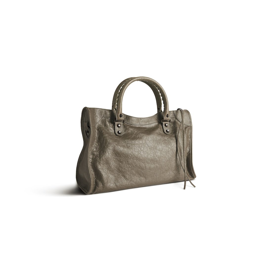 Balenciaga Sac Le City Moyen pour Femme en Vert Militaire