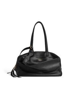 Balenciaga Sac Bowling Carrie Moyen pour Femme en Noir