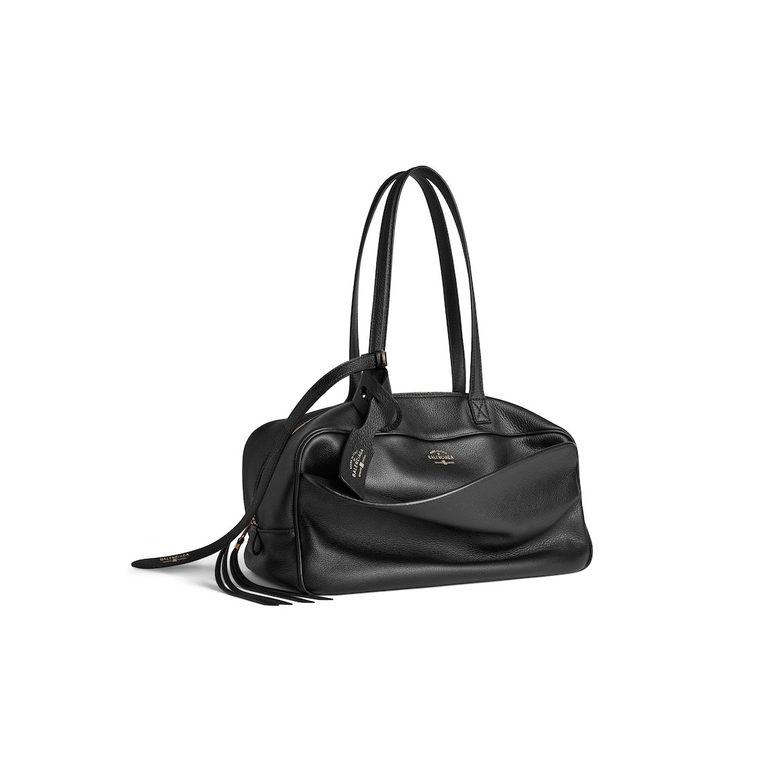 Balenciaga Sac Bowling Carrie Moyen pour Femme en Noir