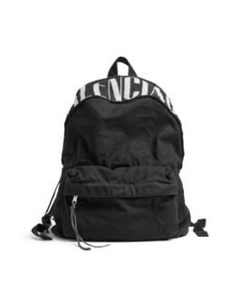 Balenciaga Sac À Dos Editor pour Homme en Noir/blanc