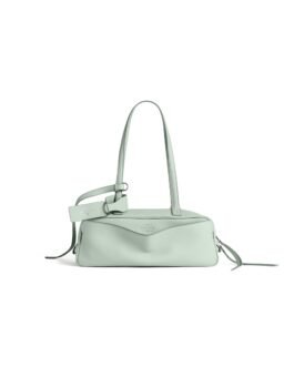 Balenciaga Sac Bowling Carrie Petit pour Femme en Vert Minéral