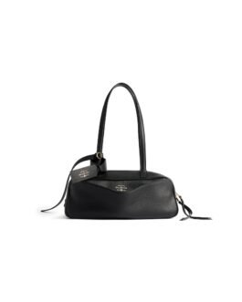 Balenciaga Sac Bowling Carrie Petit en Noir