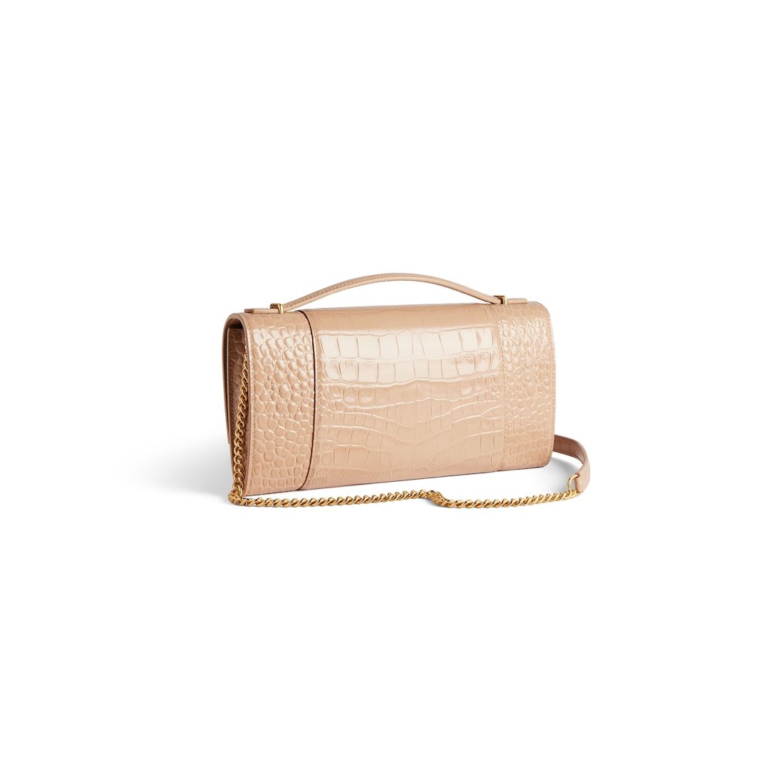 Balenciaga Pochette Hourglass Avec Chaîne pour Femme en Nude