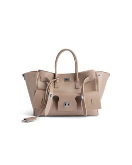 Balenciaga Sac Carry All Bel Air Petit en Taupe