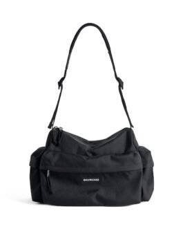 Balenciaga Sac De Voyage Explorer À Poches Multiples Petit pour Homme en Noir