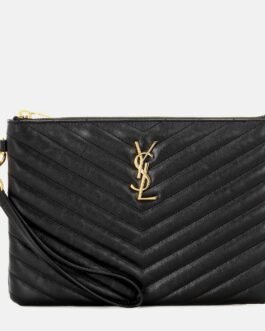 Pochette Cassandre en cuir matelassé