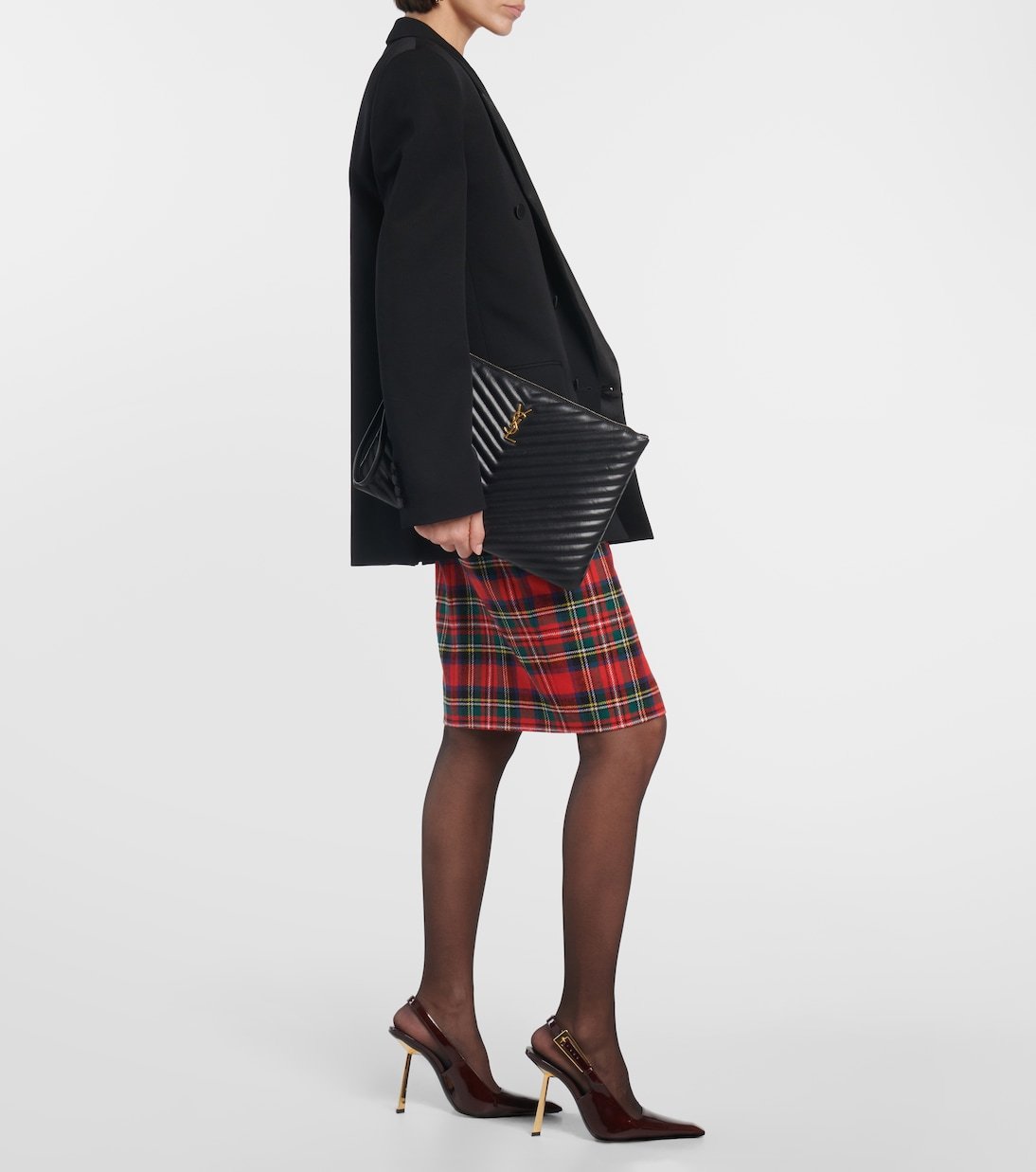 Pochette Cassandre en cuir matelassé – Image 5