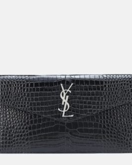 Pochette Uptown en cuir embossé