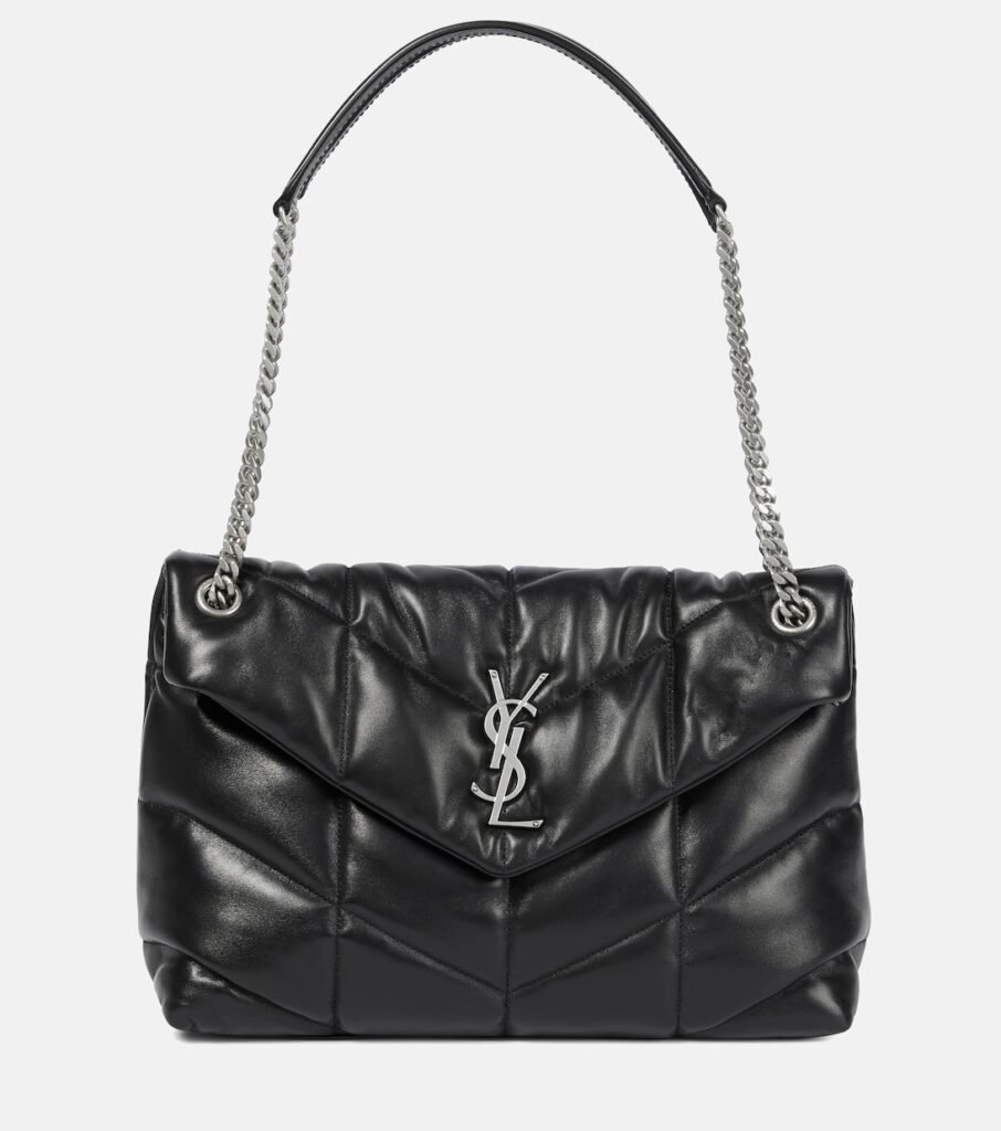 Sac Puffer Medium en cuir