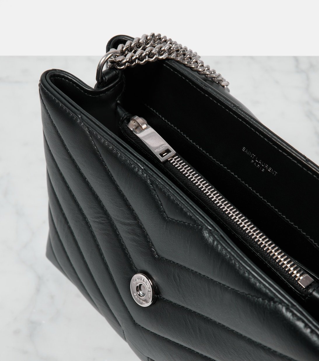 Sac Loulou Small en cuir – Image 3