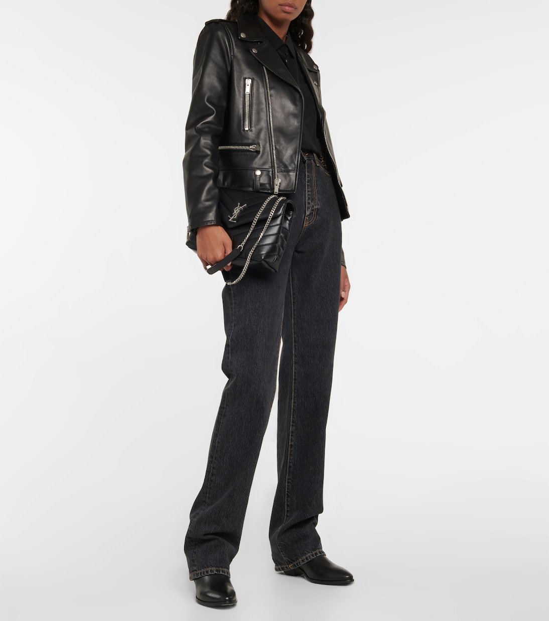 Sac Loulou Small en cuir – Image 5