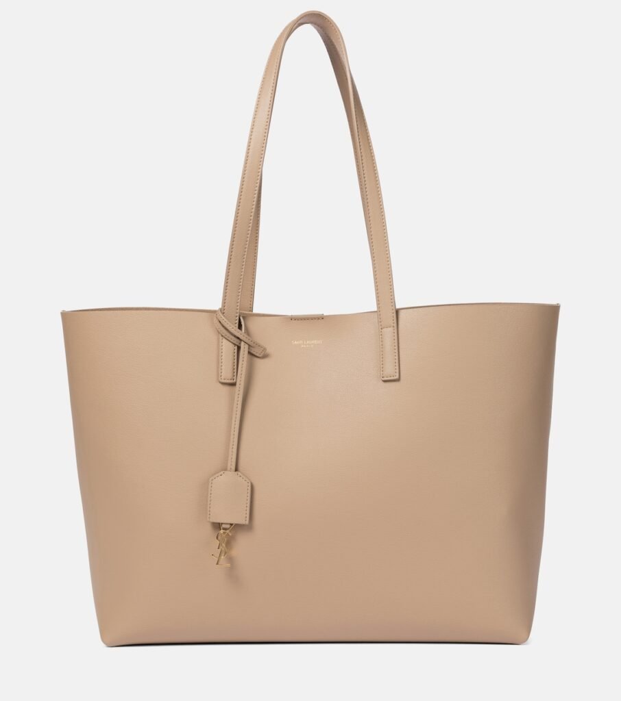Cabas Shopping E/W en cuir