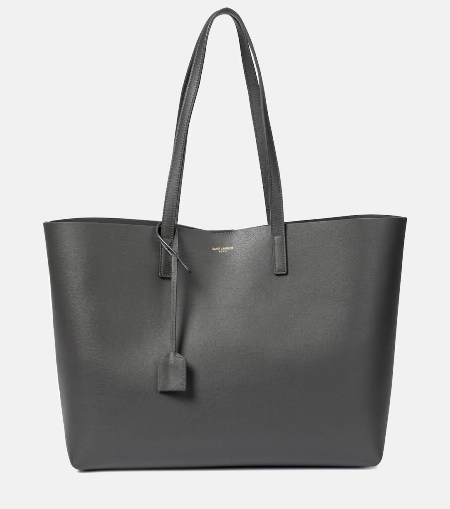 Cabas Shopping E/W en cuir