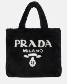 Cabas Intarsia Medium en shearling