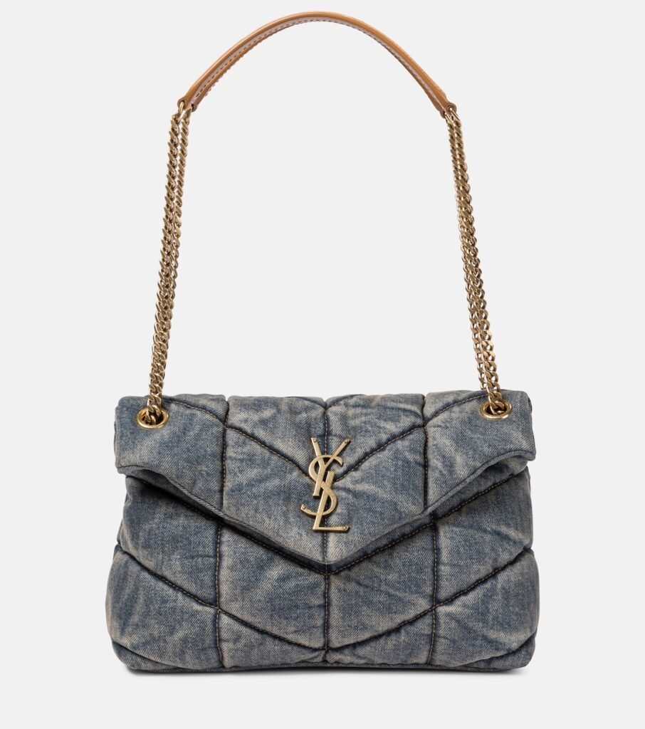 Sac Puffer Small en jean
