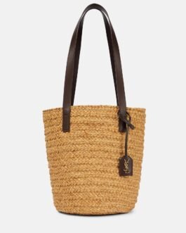 Sac seau Panier Small en raphia
