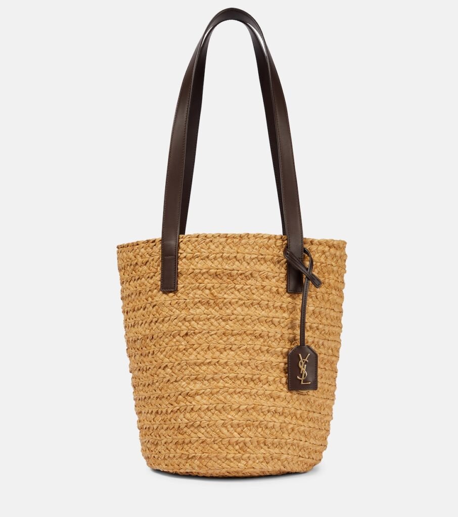 Sac seau Panier Small en raphia
