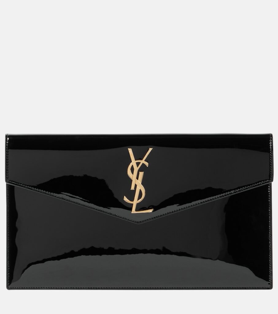 Pochette Uptown en cuir verni