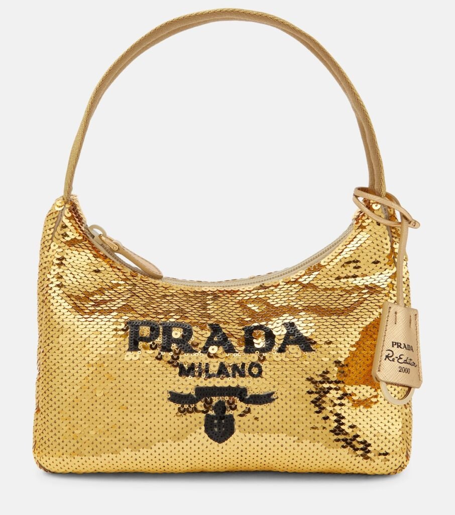 Sac Re-Edition 2000 Mini à sequins