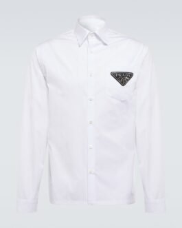 Chemise en coton à logo