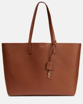 Cabas Shopping E/W en cuir