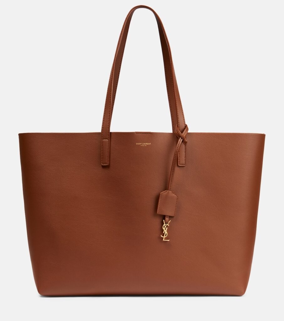 Cabas Shopping E/W en cuir