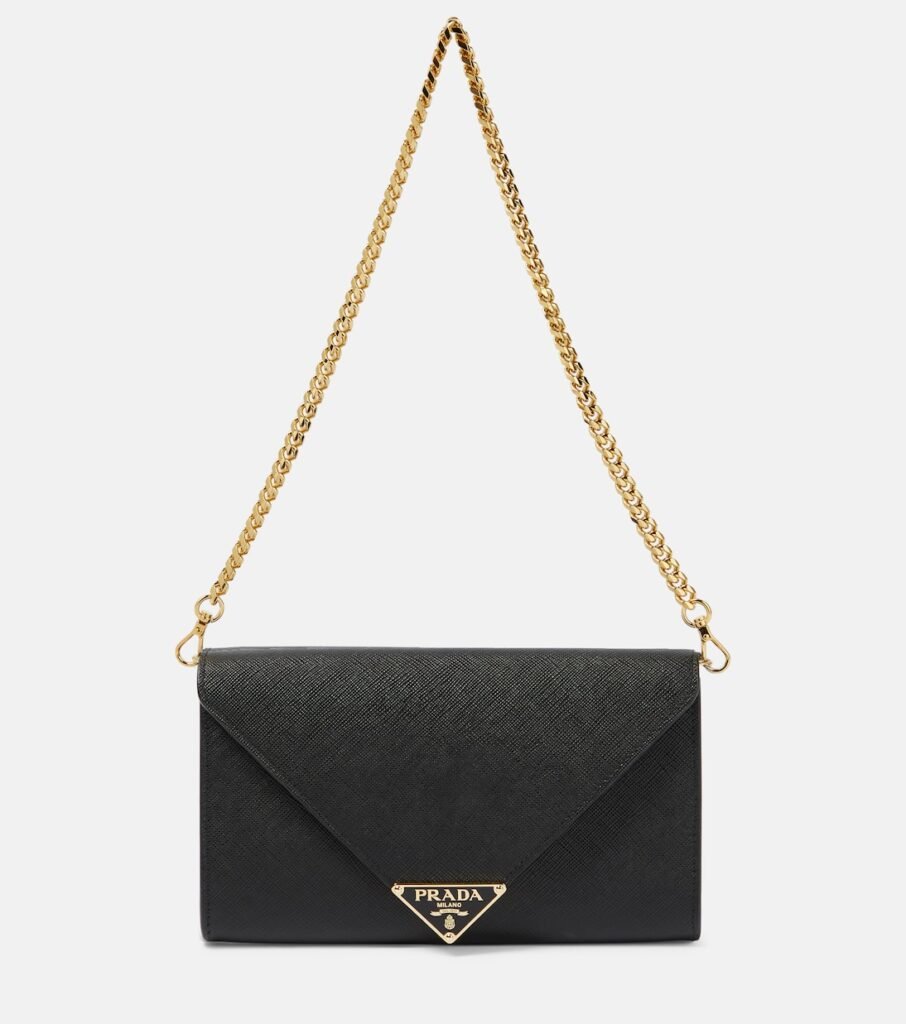 Sac à bandoulière en cuir saffiano
